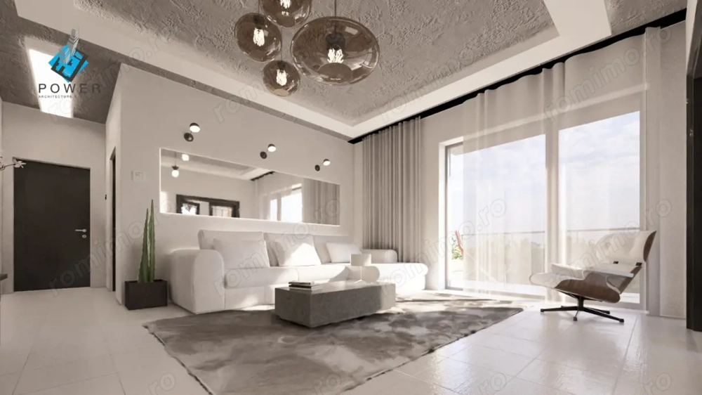 Apartament modern, 3 camere, 73,2 mp utili, open-space - Esso Giroc