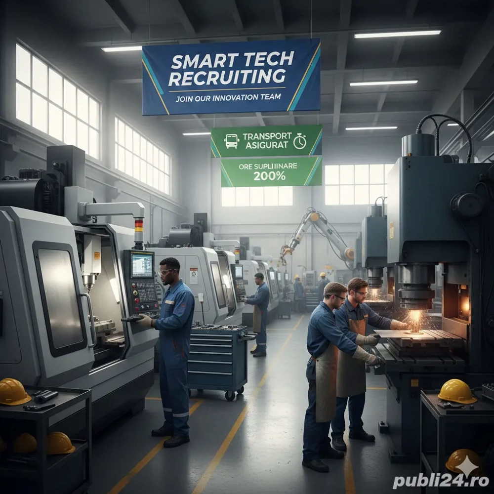 Căutăm Operatori CNC și Operatori Prese