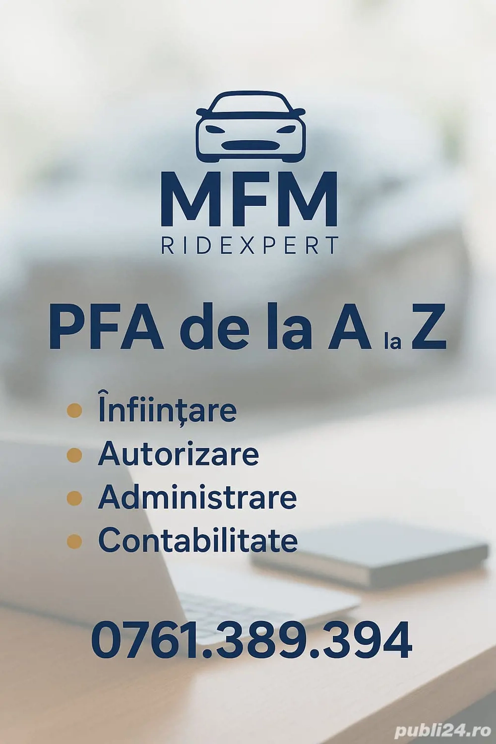 Deschidere PFA Bolt Uber , Gestionare activitate Ridesharing Brasov