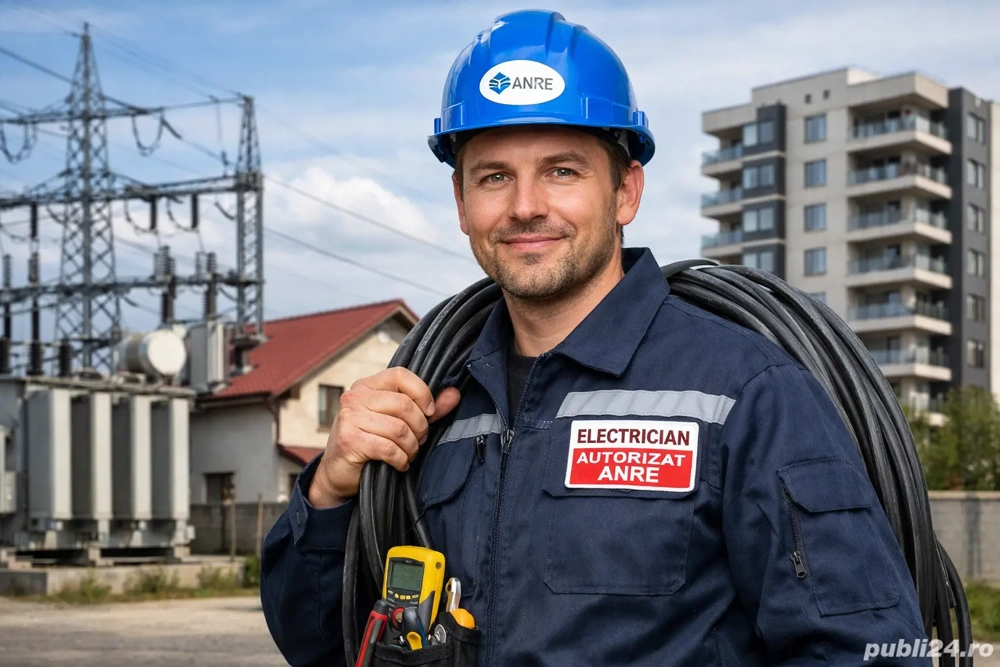 Electrician autorizat ANRE   Instalații, reparații și intervenții rapide