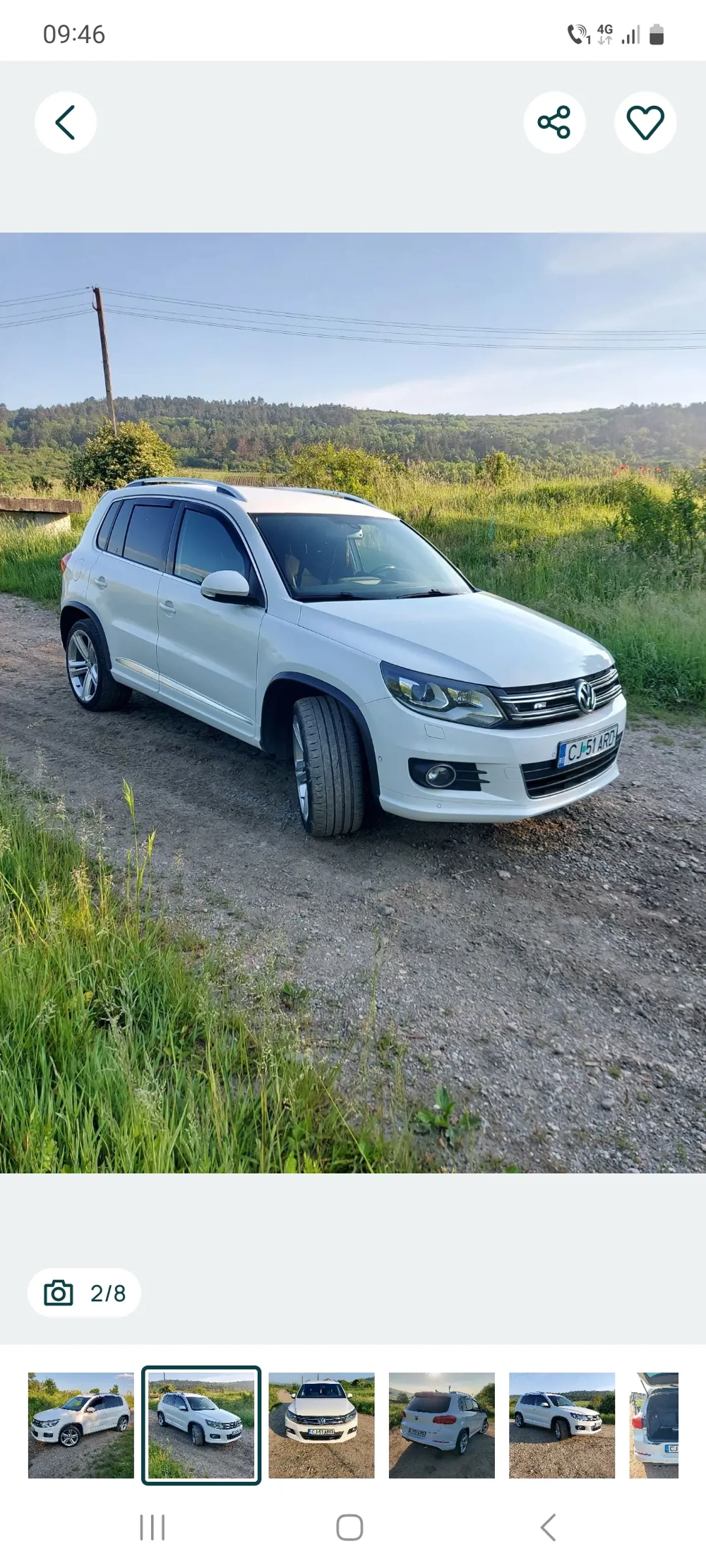 Vand vw tiguan r-line 2012 