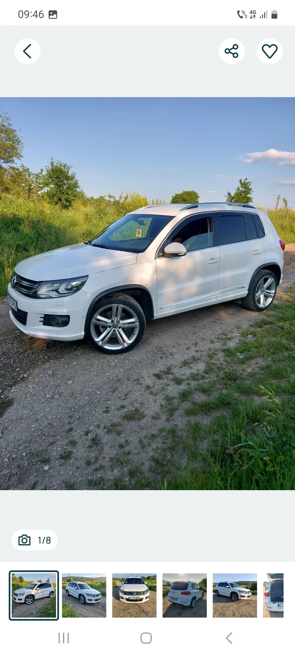 Vand vw tiguan r-line 2012 