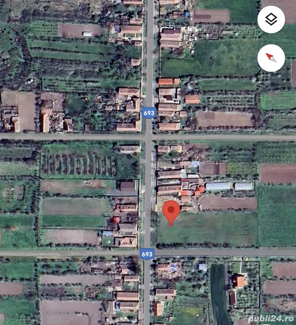 Teren Intravilan, 3668m2, 131m front stradal, Seceani, Timiș