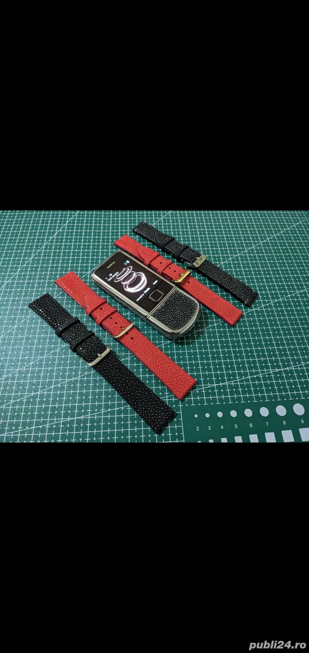 Curele ceas hand made din piele naturală autentică de pisică de mare 