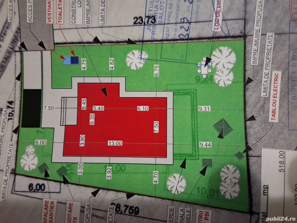 Teren saftica balotesti