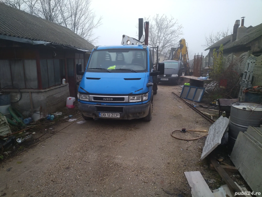 Iveco 65c15 basculabil cu macara
