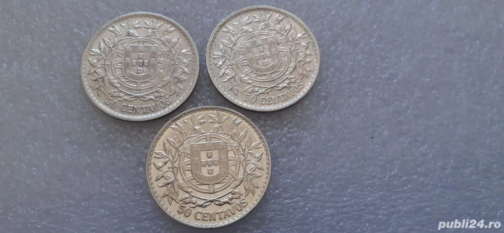 Monede de Argint Portugalia - Rusia 1909-1915