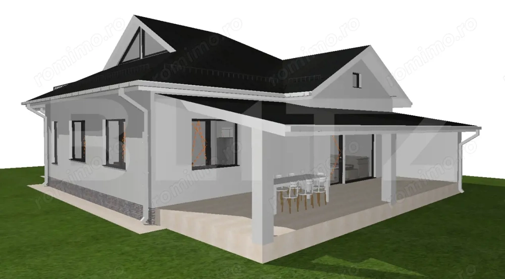 Casa P+M, 232 mp, 732 mp teren, zona Ionumi