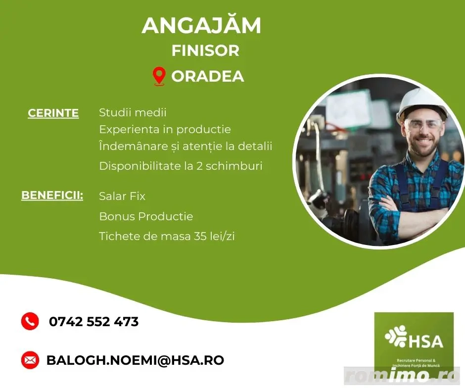 Angajam- Finisori