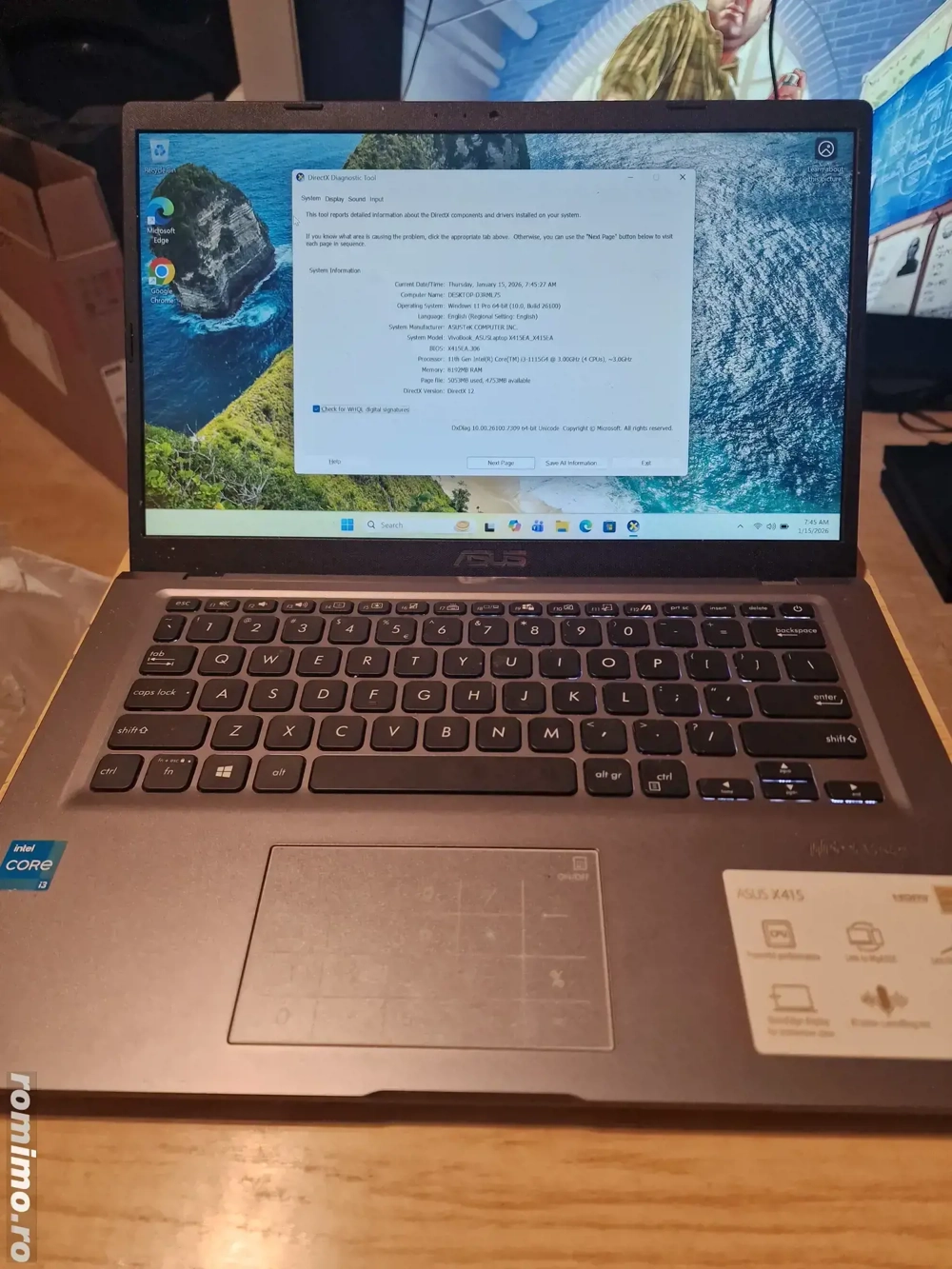 Laptop Asus X415