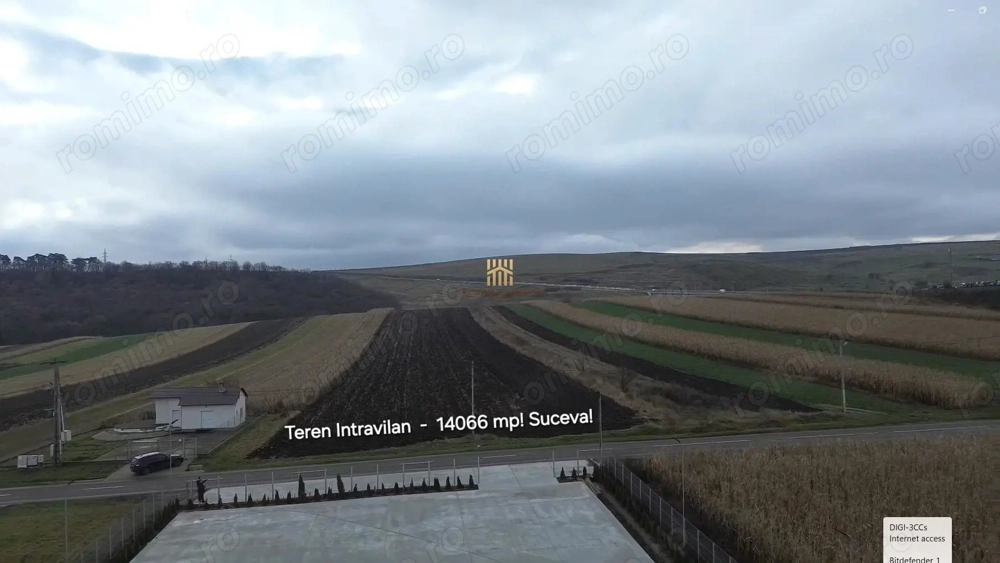 Teren Intravilan 14066 mp  1,4 hectare Suceava Mihoveni