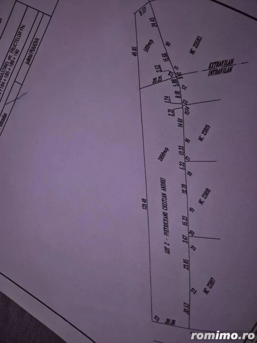 Vand teren 3497 metrii patrati Prahova
