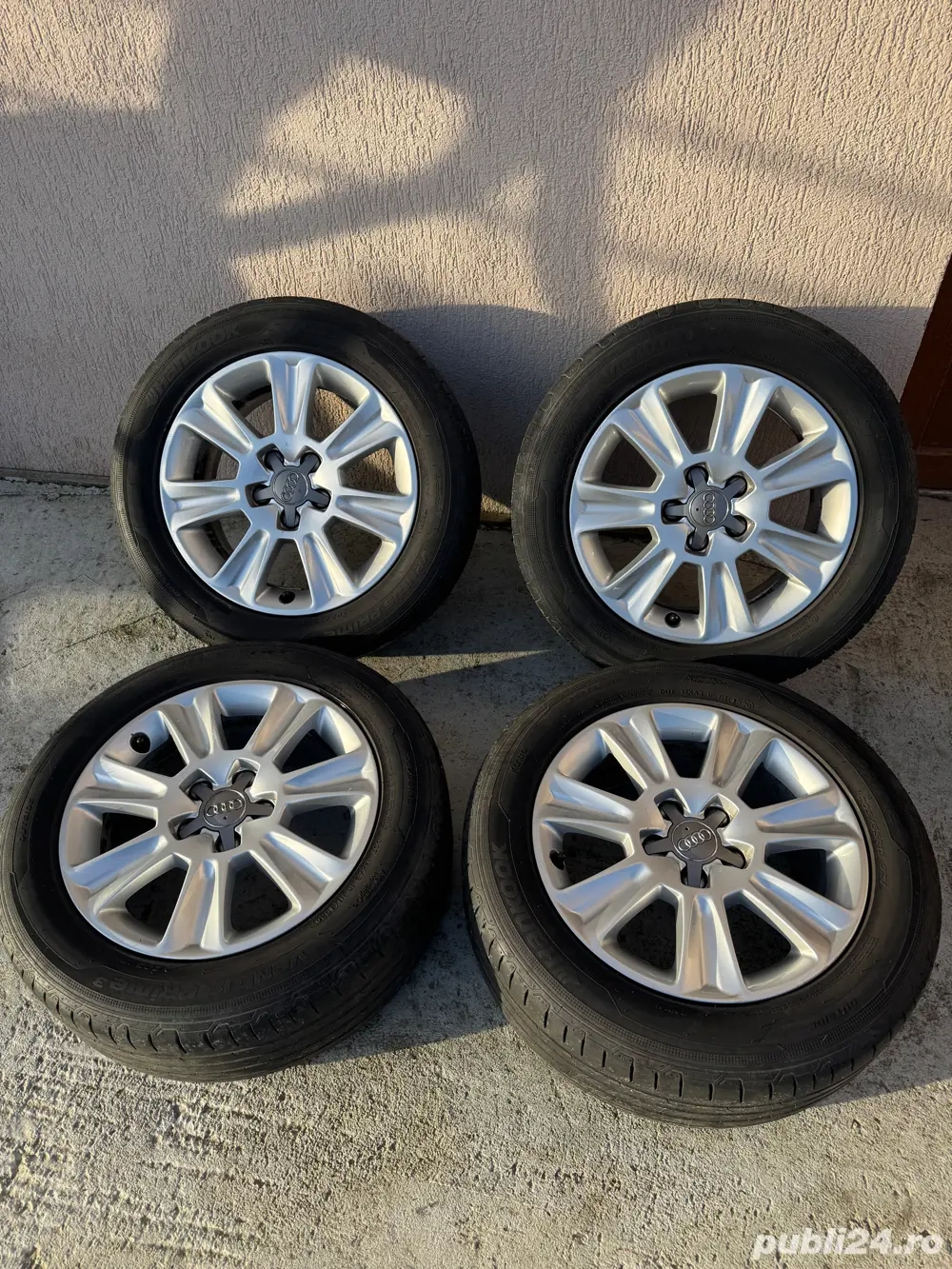 Roti / jante Audi VW R15 ET 34 5x112 cauciucuri vara 205/55/15