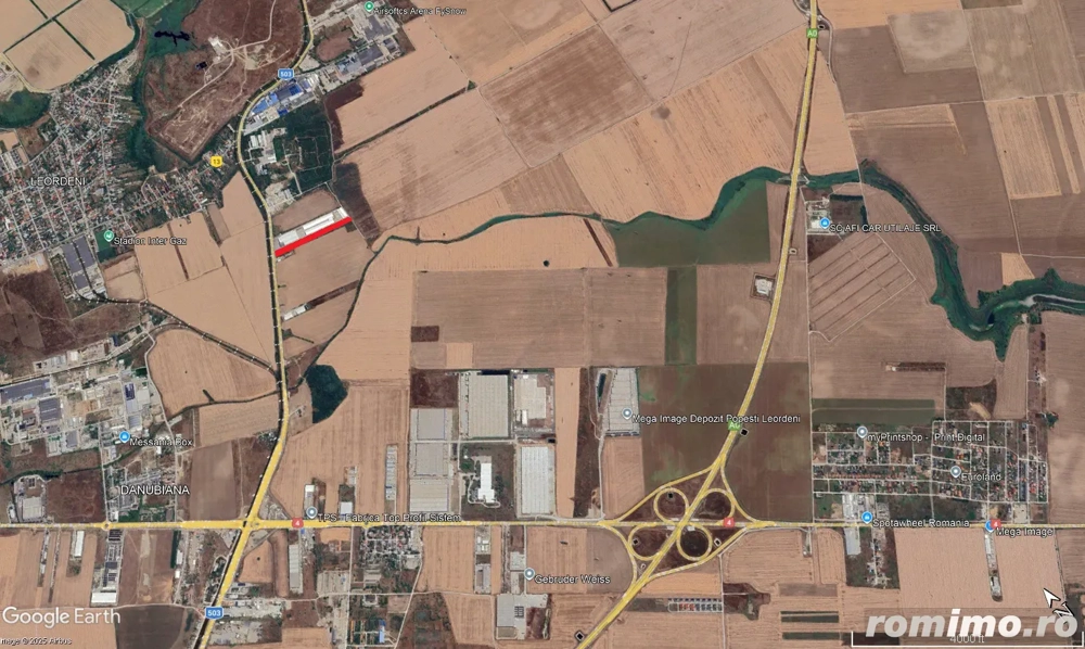 Teren industrial Popesti Leordeni - Soseaua de Centura