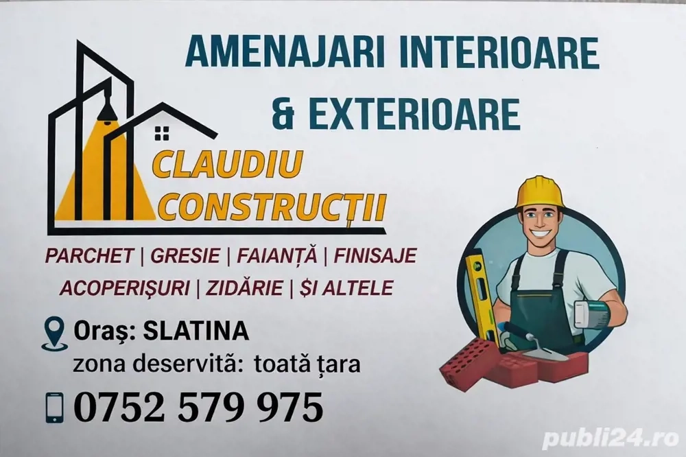 Amenajări interioare 