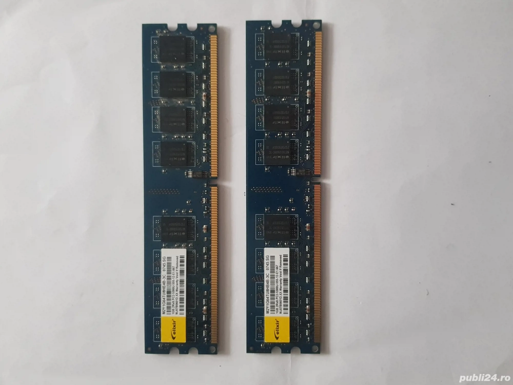 Kit Memorie RAM Desktop Elixir 2GB (1+1GB)DDR2