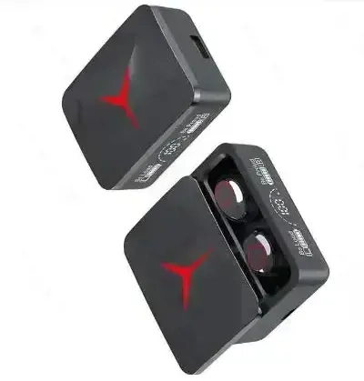 Casti M90 PRO, V5.3 BT Wireless, Touch, Display Digital, Functie powerbank 1200mAh,Negru