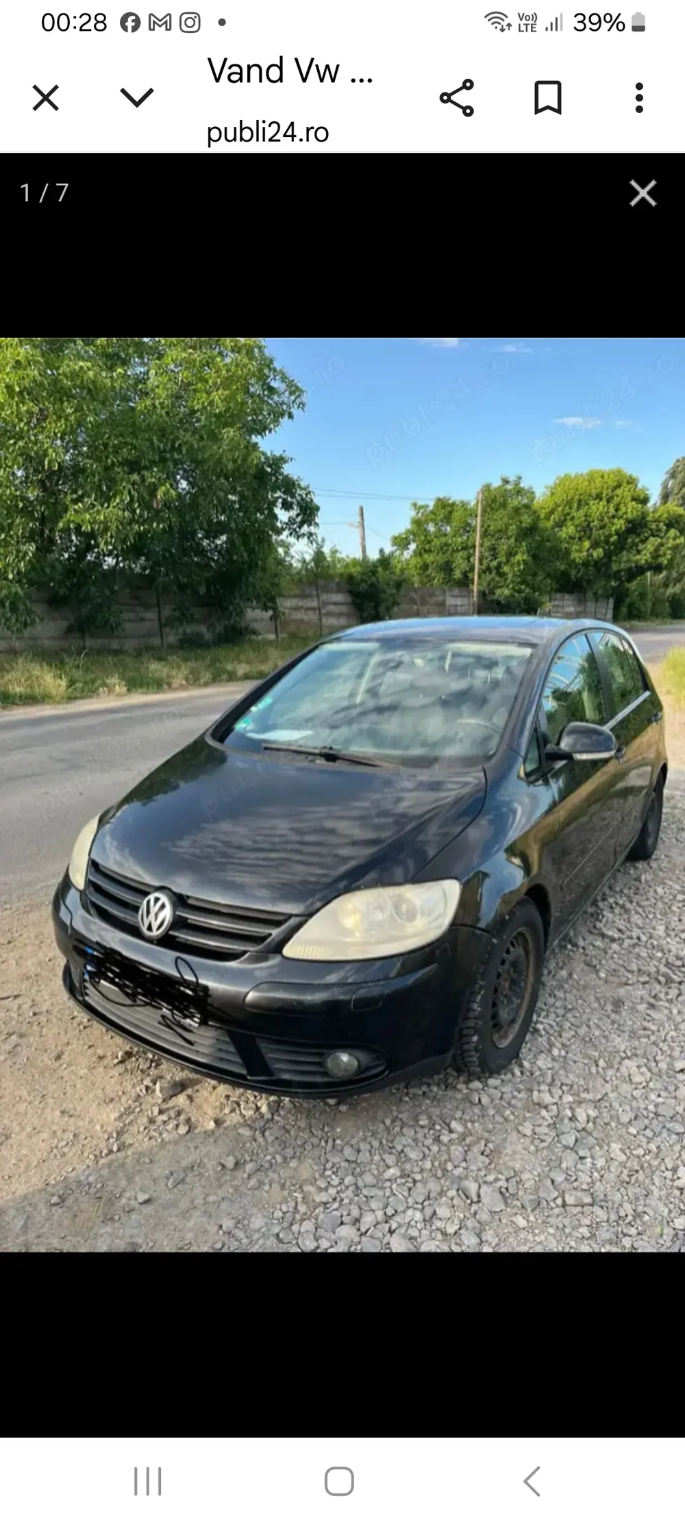 Dezmembrez Golf 5 plus