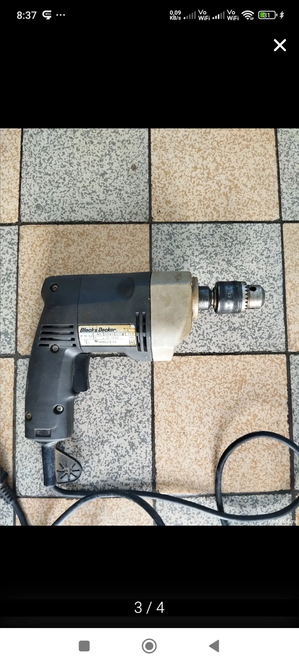 Bormasina Black & Decker profesionala