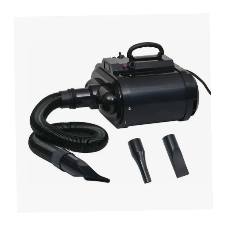 Uscator pentru animale de companie,negru,cu motor dublu