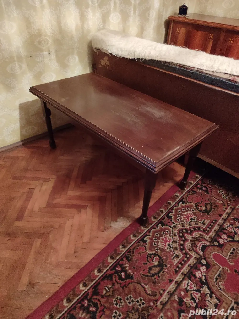 Măsuță masivă din lemn 55x110x50cm