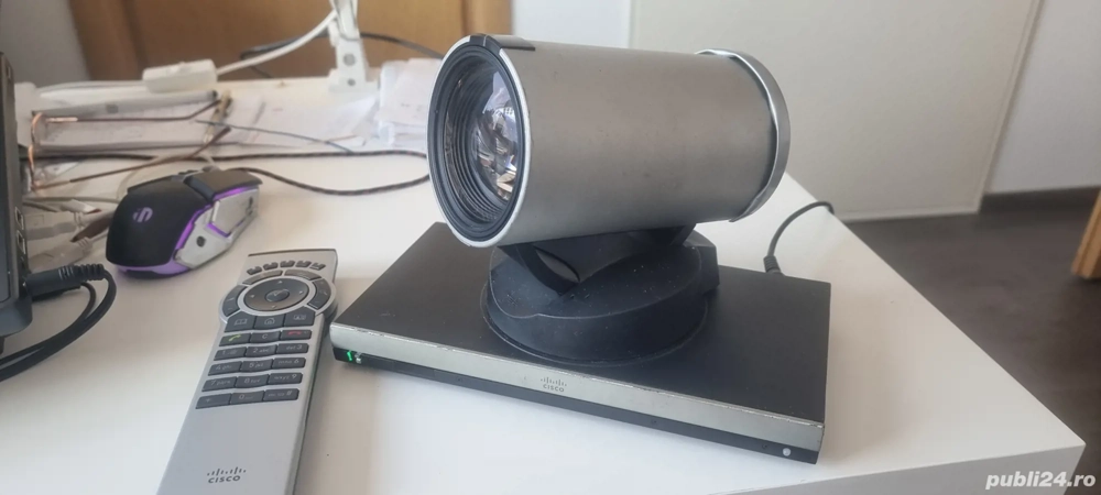 Camera videoconferinta Cisco TTC8-02, full HD, cu telecomanda, perfect functionala