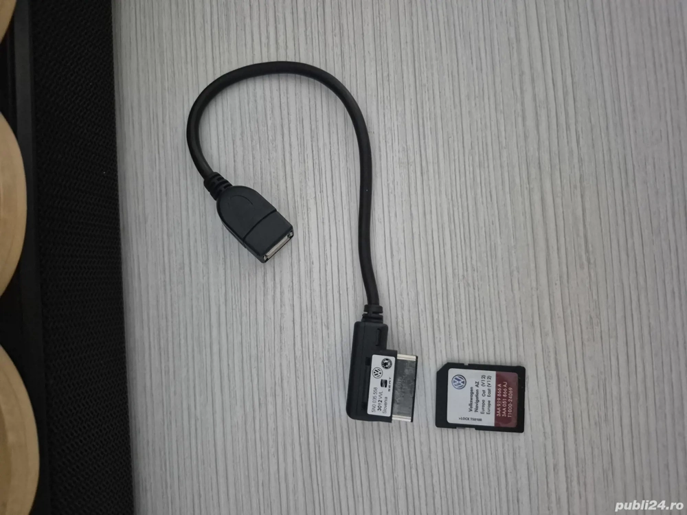 Cablu USB AMI MMI AUX pentru vw passat b7 si CARD 