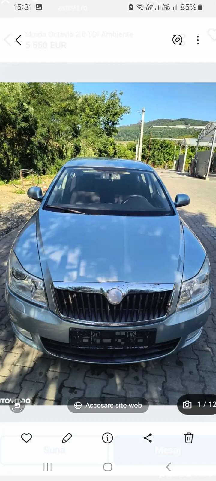 Vând Skoda Octavia 2011 2.0 diesel