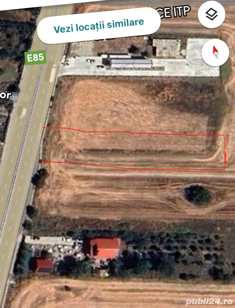 teren intravilan DN5 calugarani