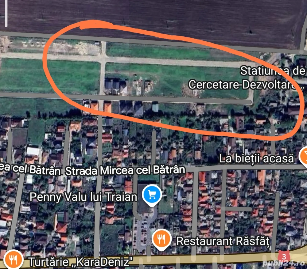 Vând teren cu autorizatie constructie, zona Penny