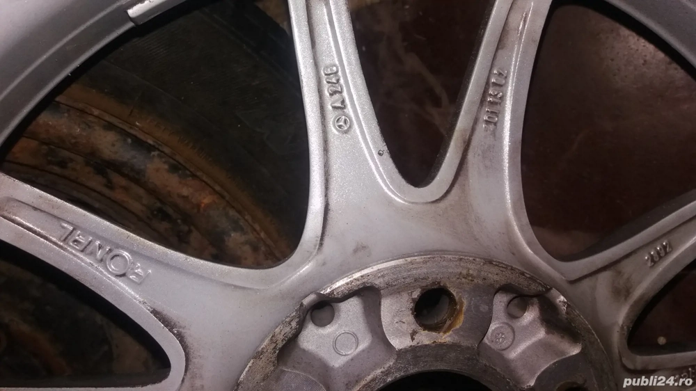 roti aluminiu ronal cu anvelope iarna brigestone 205/55/16