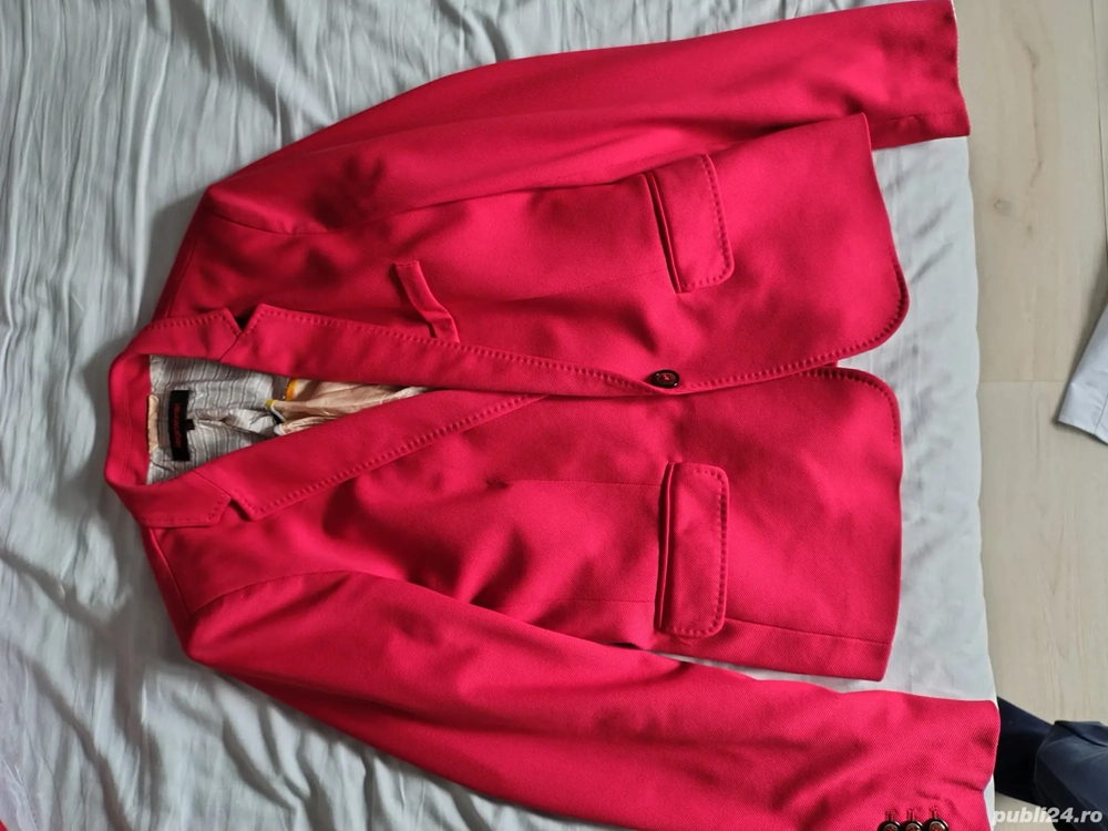 Jacheta MagicWoman Blazer Hot Pink Womens Jacket Smart Size M 38