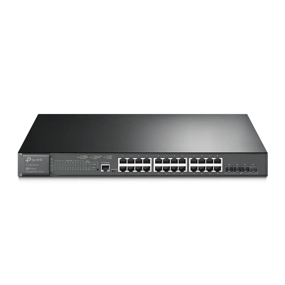 Switch PoE 24P TP-Link TL-SG3428XMP v3 L2 L2+ Gigabit - NOU (sigilat)