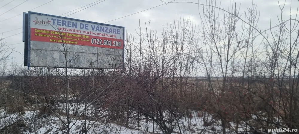 Vand 60 000 mp teren c-c, intravilan, curti-constructii, langa Metro, Pitesti, DN 65 b