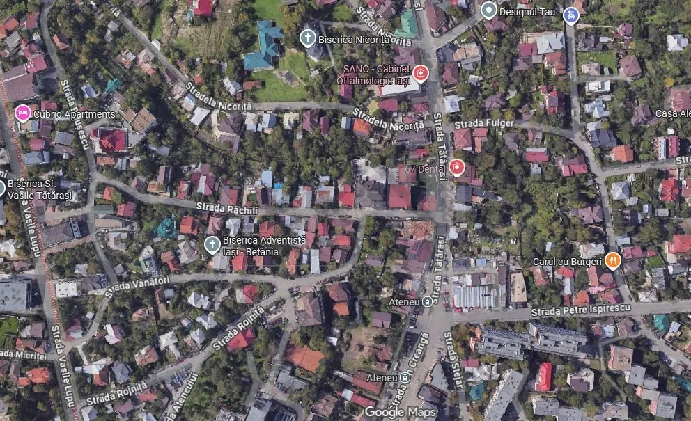Tatarasi zona Piata Chirila teren 530mp cu casa si anexe (pretabil  si privatizare)