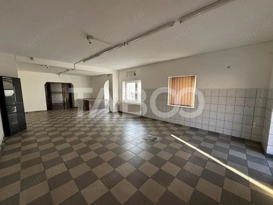 Spatiu comercial cu 2 camere 70 mpu vedere la strada Cristian Sibiu