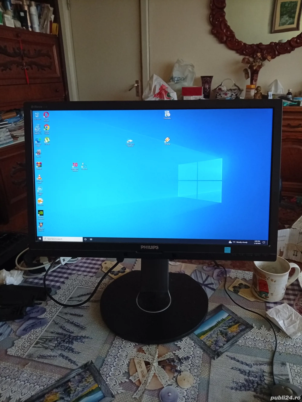 Monitor Philips 22 inch led ips full hd