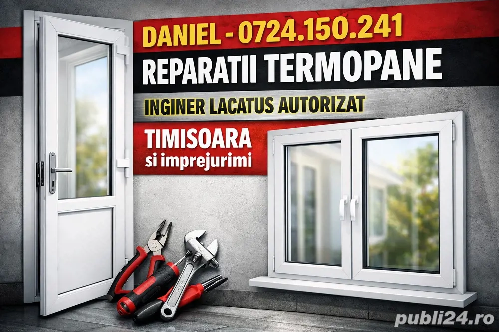 Reparatii Reglaje Usi Ferestre Termopan Lacatus Timisoara