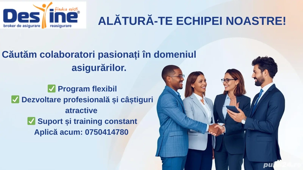 Oportunitate profesională în domeniul serviciilor financiare