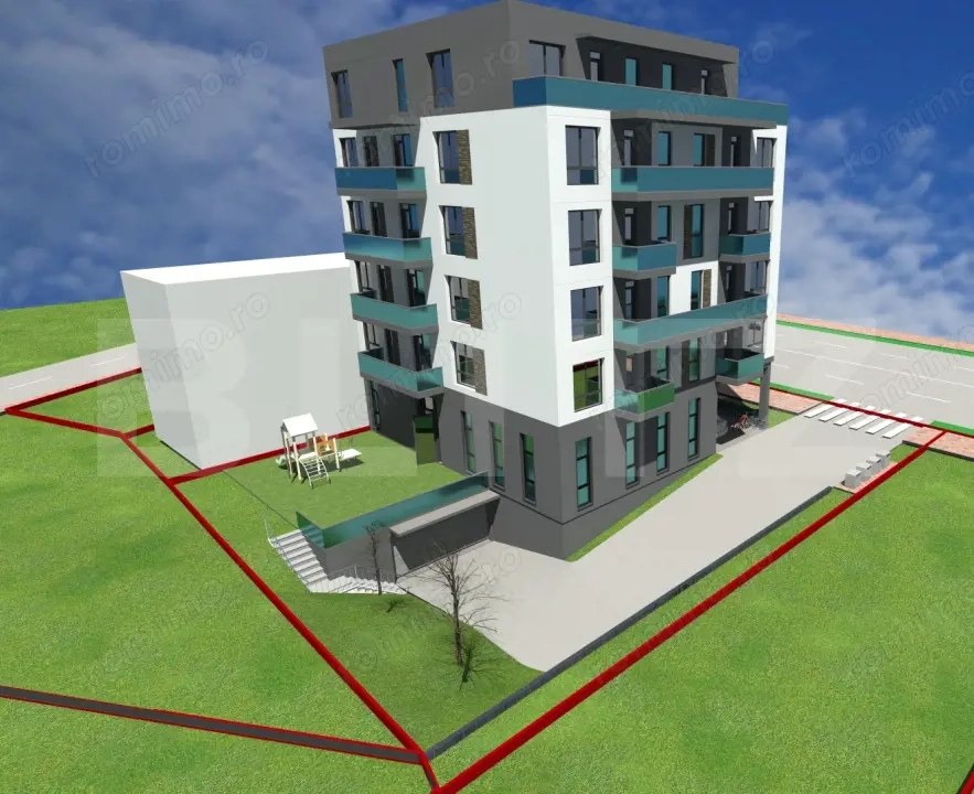 Apartament 2 camere, Decomandat, 60 mp, Imobil Nou, Zona Rivus