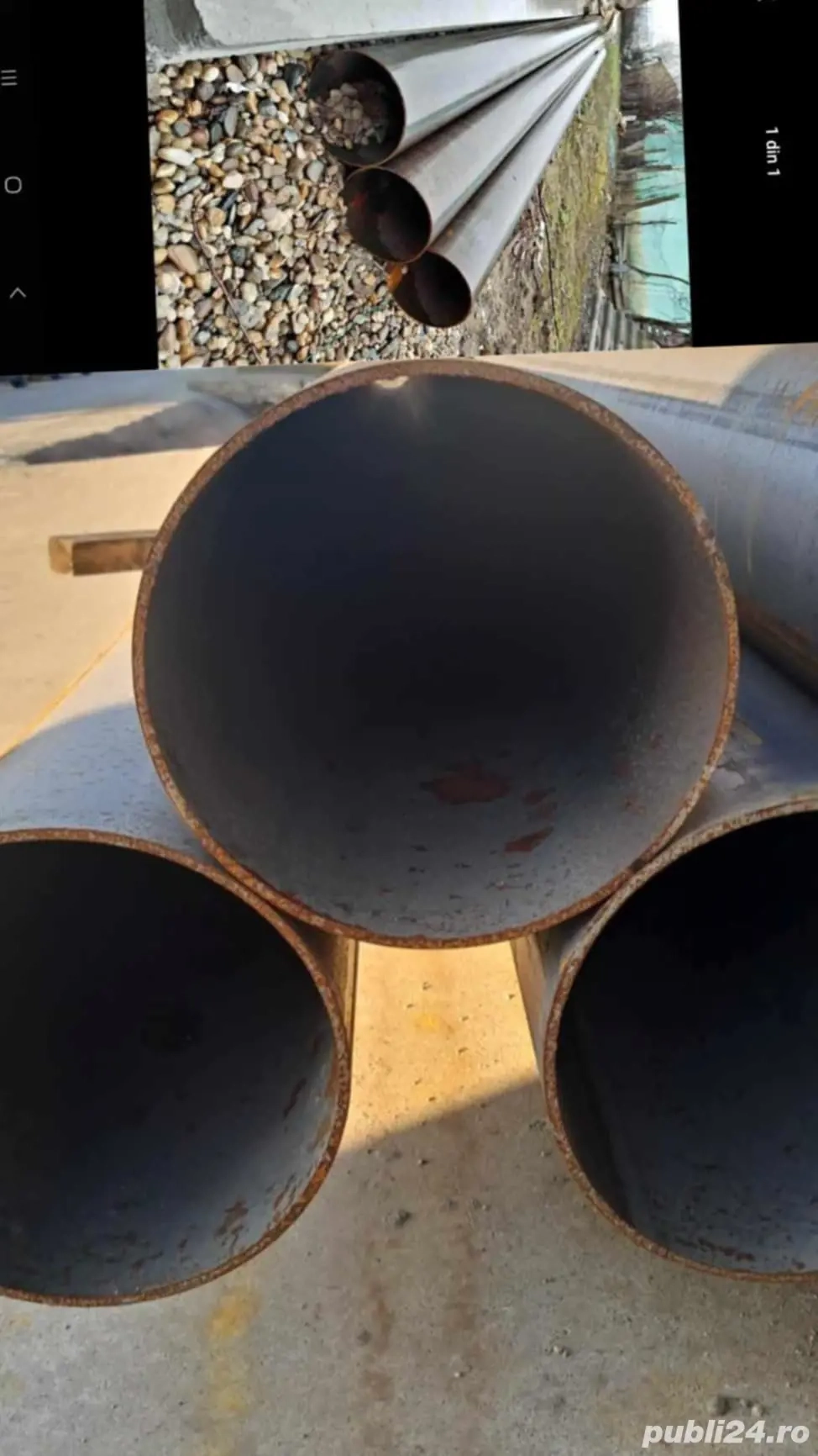 vând țeavă pentru coș de centrala la 6m  la cel mai bun preț 