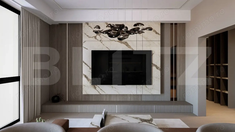 Apartament 3 camere, bloc nou, 77mp, Burdujeni