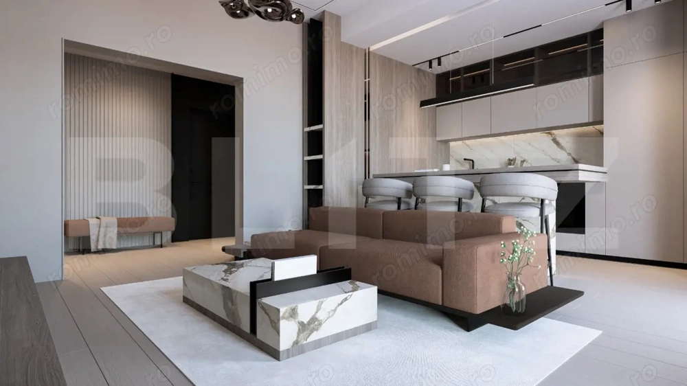 Apartament 3 camere – 71 mp utili | Bloc nou | Finisaje la alegere - Burdujeni
