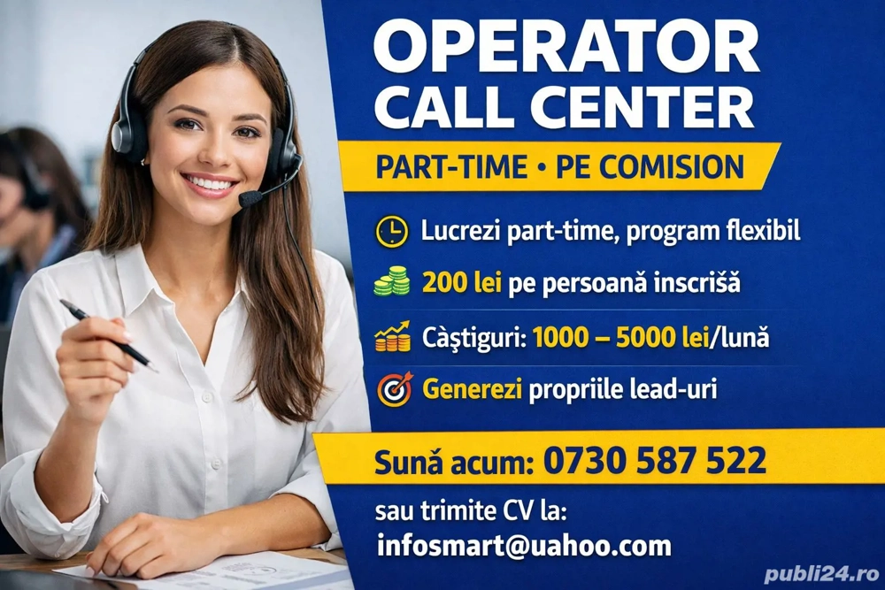 Operator Call Center   Part-Time