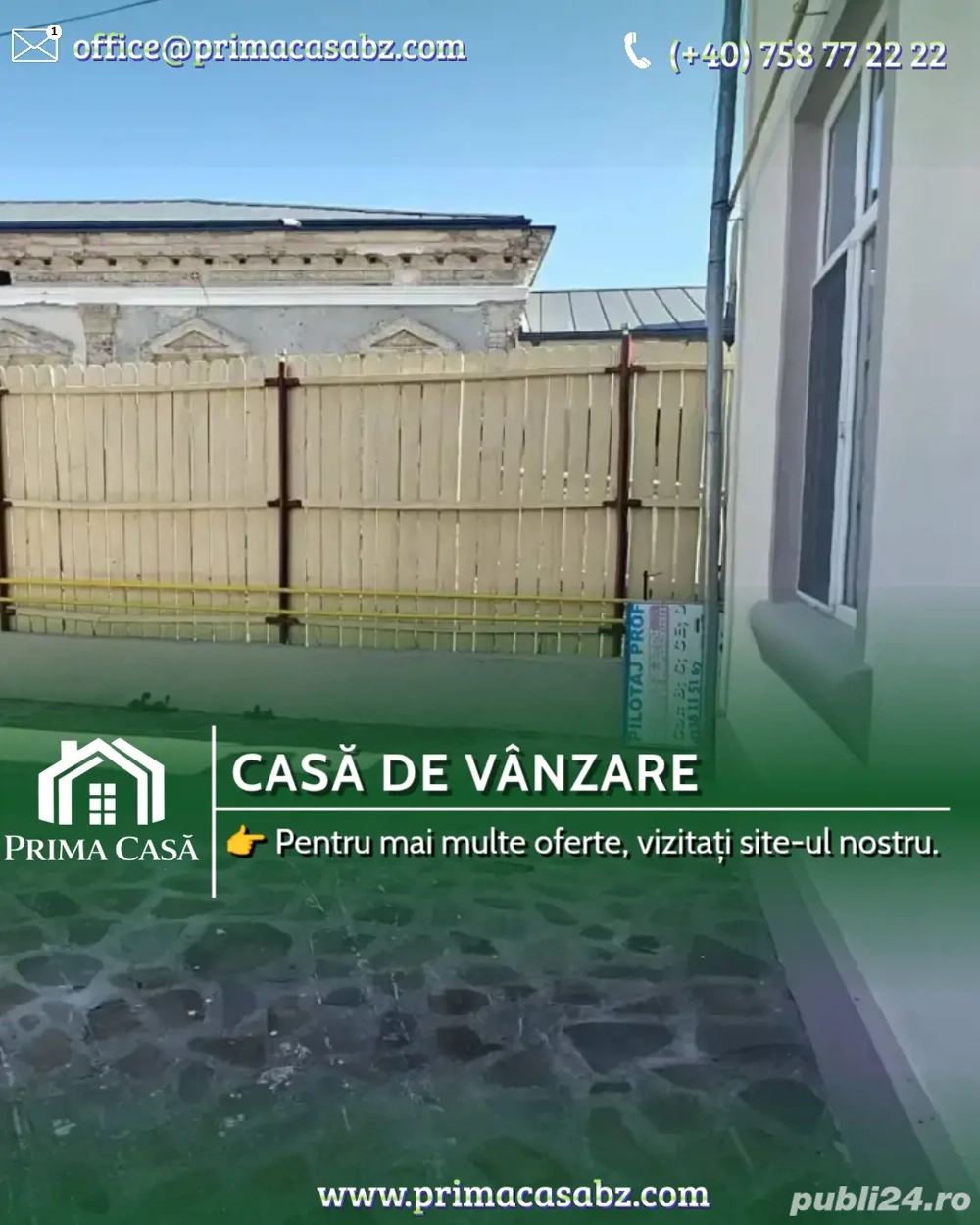 Casa   Spatiu comercial   zona ISJ Buzau   160mp   Pret: 110.000    