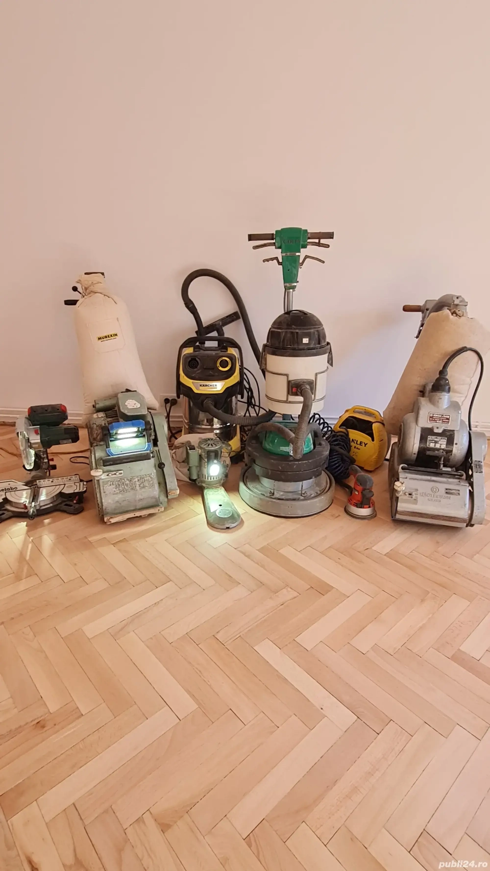 Raschetare reconditionare parchet masiv