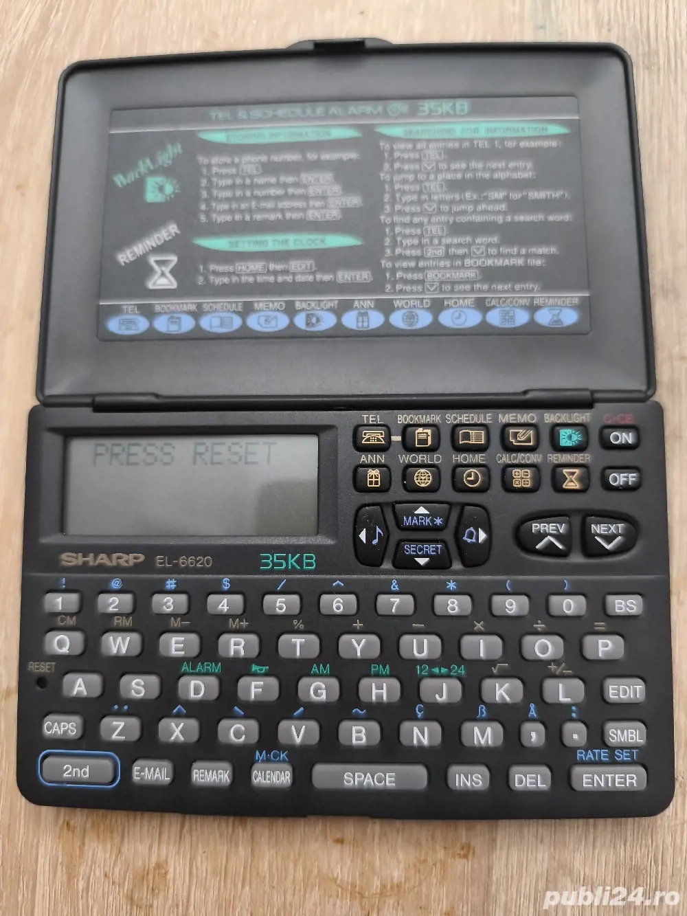 Agenda telefonica calculator sharp