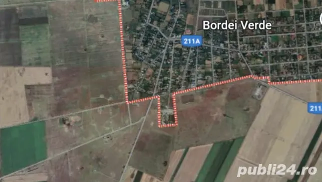 Teren arabil de vanzare, jud Braila com. Bordei Verde