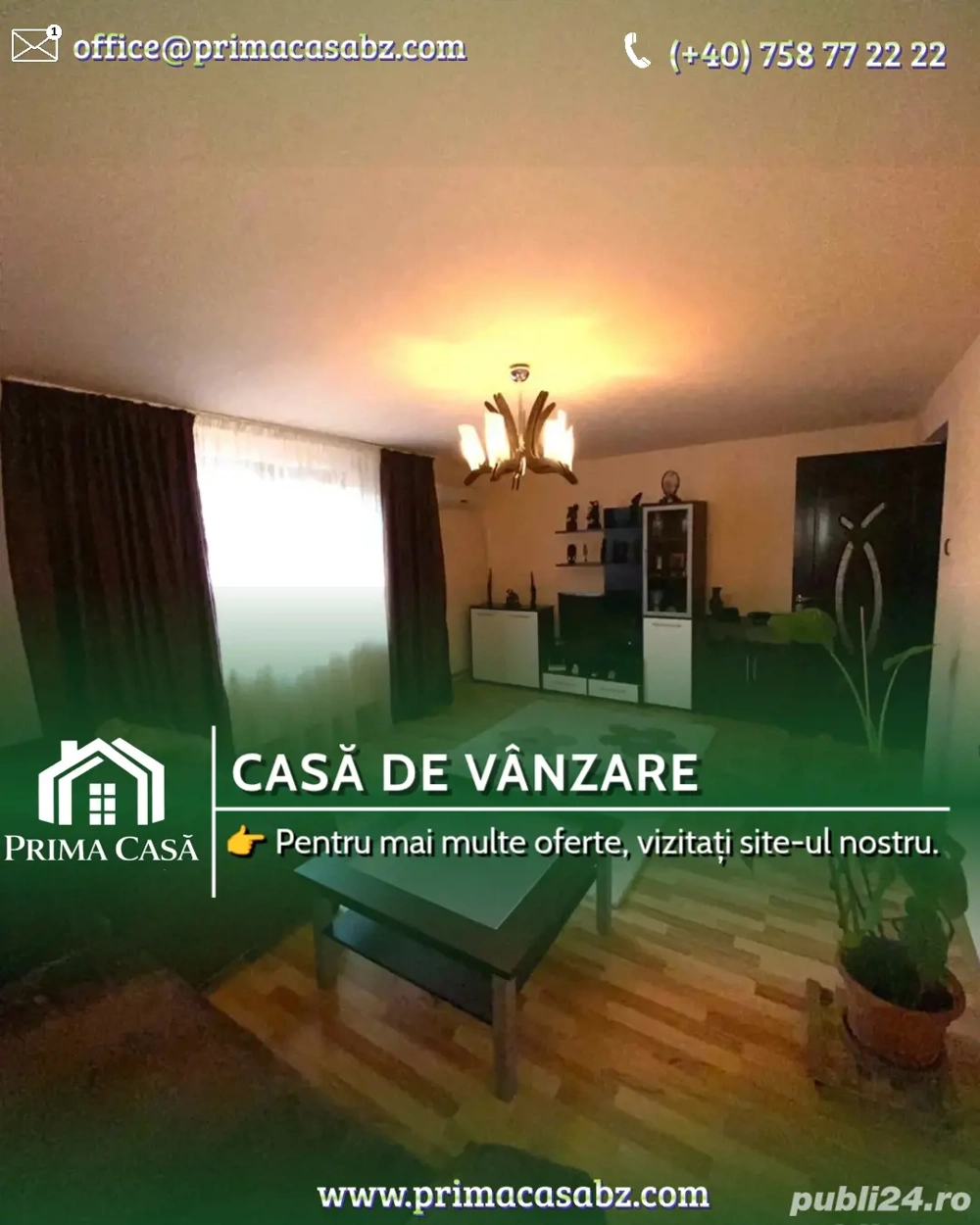 Casa constructie 2008 si teren 725mp   comuna Pietroasele BZ   cu imbunatatiri   Pret: 65.000  neg. 