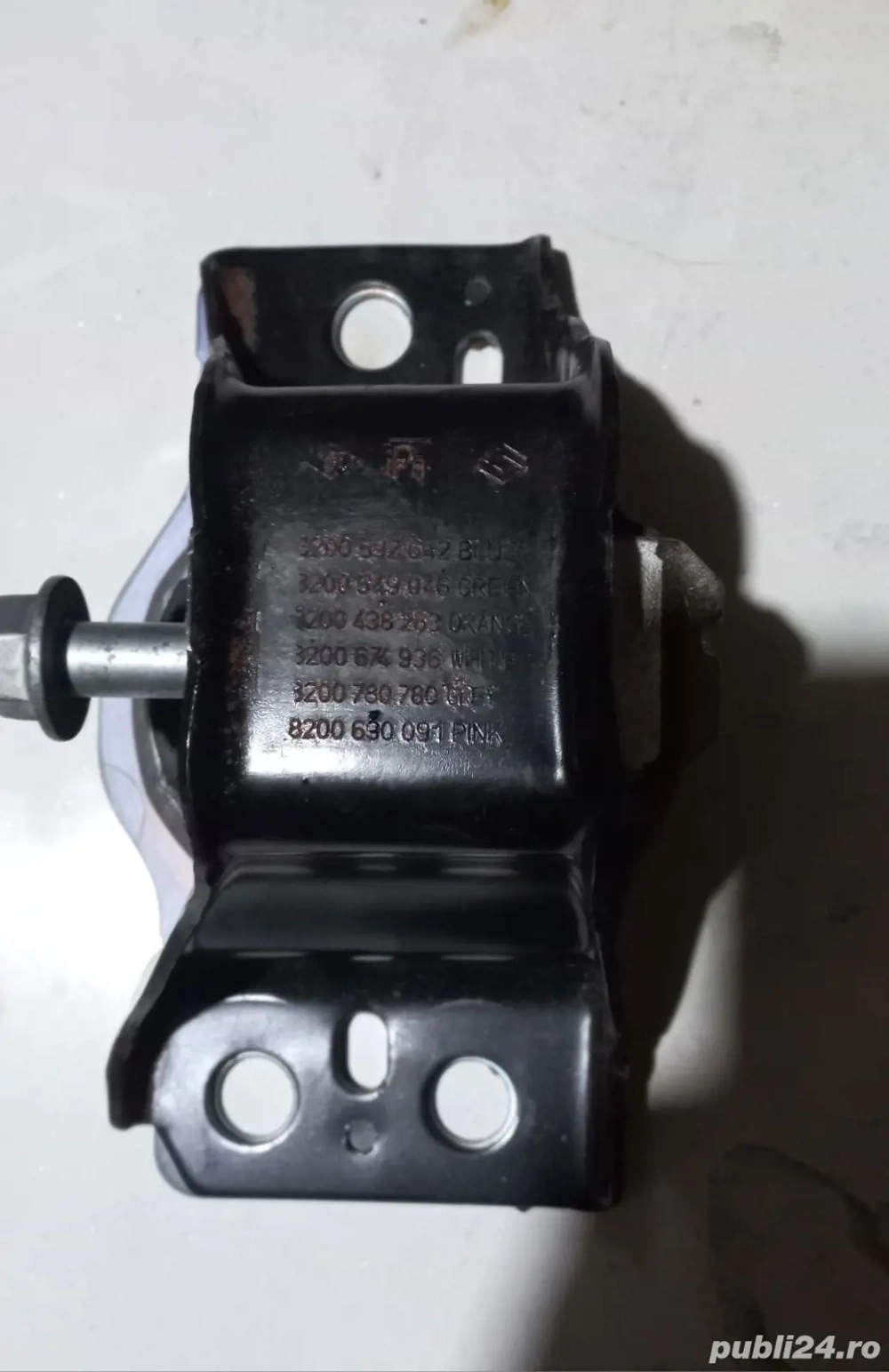 Tampon suport hidroelastic motor (marcaj gri) Dacia Logan Sandero 1.5 dci, de origine, 8200780780